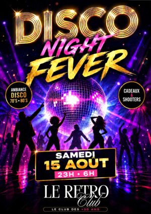 DISCO NIGHT FEVER 15.08.2026